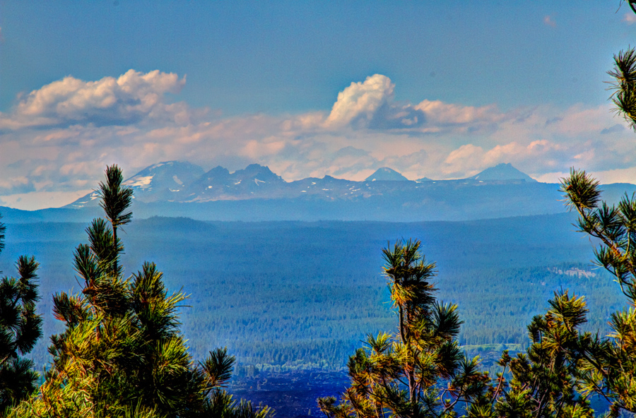 Mountains from Lave Butte