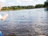 Rock skipping on the Willamette River