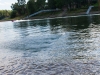 Rock skipping on the Willamette River