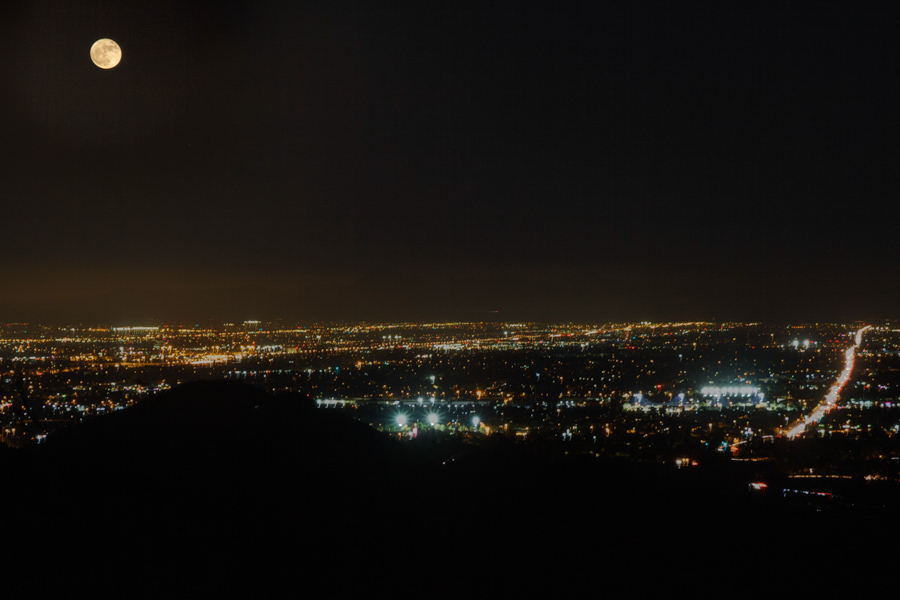 Super moon over Phoenix