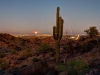 Super moon and Saguaro