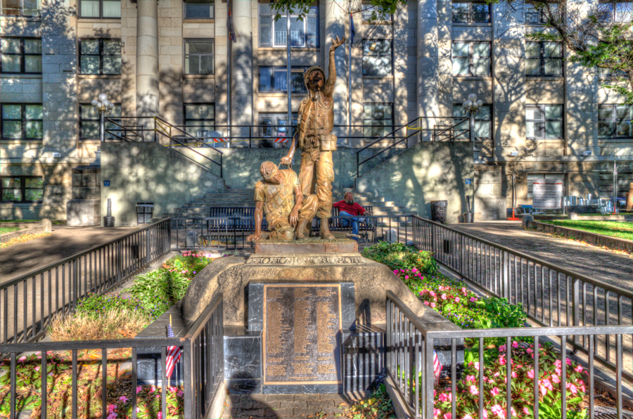 Statue by the Prescott Courthouse